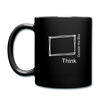 Think Outside the Box Full Color Mug - black