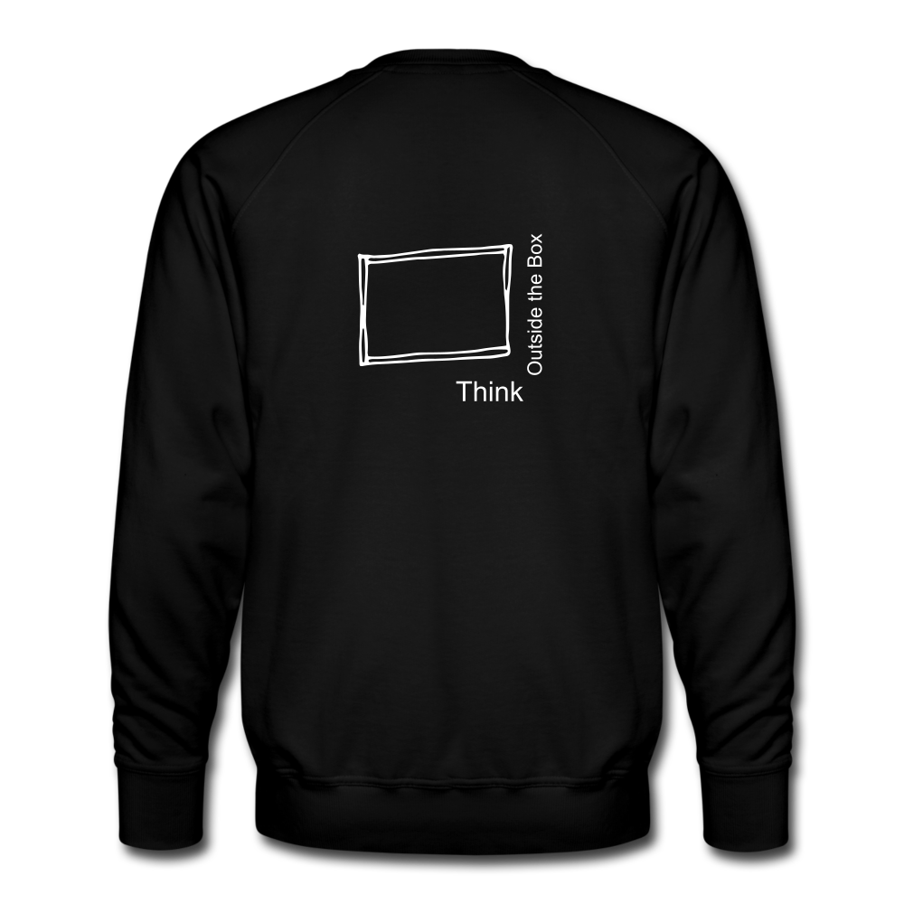 Think Outside the Box Unisex Sweatshirt - black