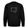 Think Outside the Box Unisex Sweatshirt - black