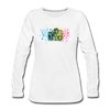 Camera Colour Splash Women's Long Sleeve T-Shirt - white