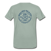 Malibu Beach Men's Premium T-Shirt - steel green