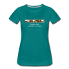 Rangitoto Island Premium T-Shirt - teal