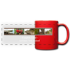 Rangitoto Island Panoramic Mug - red