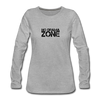 No Drama Zone Women's Long Sleeve T-Shirt - heather gray