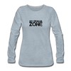 No Drama Zone Women's Long Sleeve T-Shirt - heather ice blue