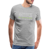 Be Different Men's Premium T-Shirt - heather gray