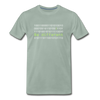 Be Different Men's Premium T-Shirt - steel green