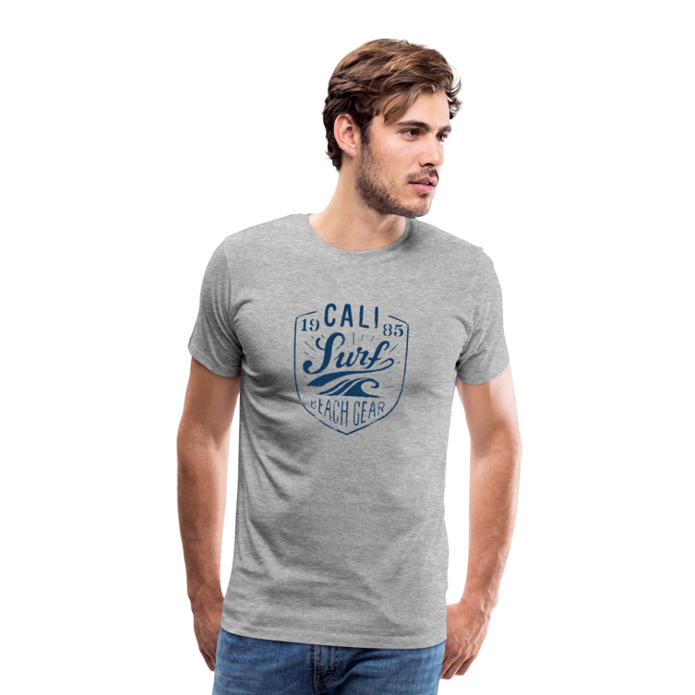 Cali Surf Men's Premium T-Shirt - heather gray
