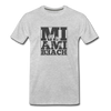 Miami Beach Men's Premium T-Shirt - heather gray