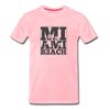 Miami Beach Men's Premium T-Shirt - pink
