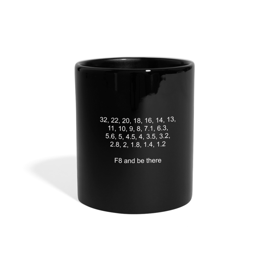 Aperture Values Mug - black