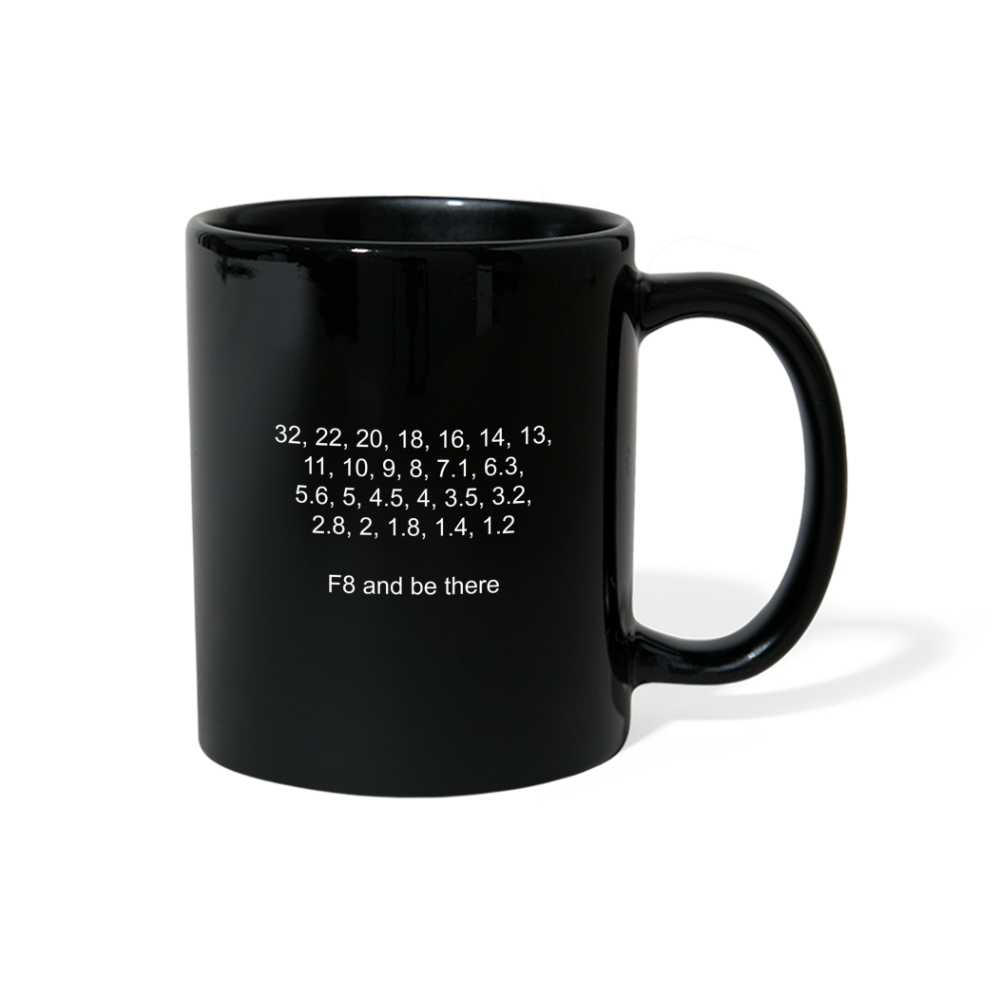 Aperture Values Mug - black