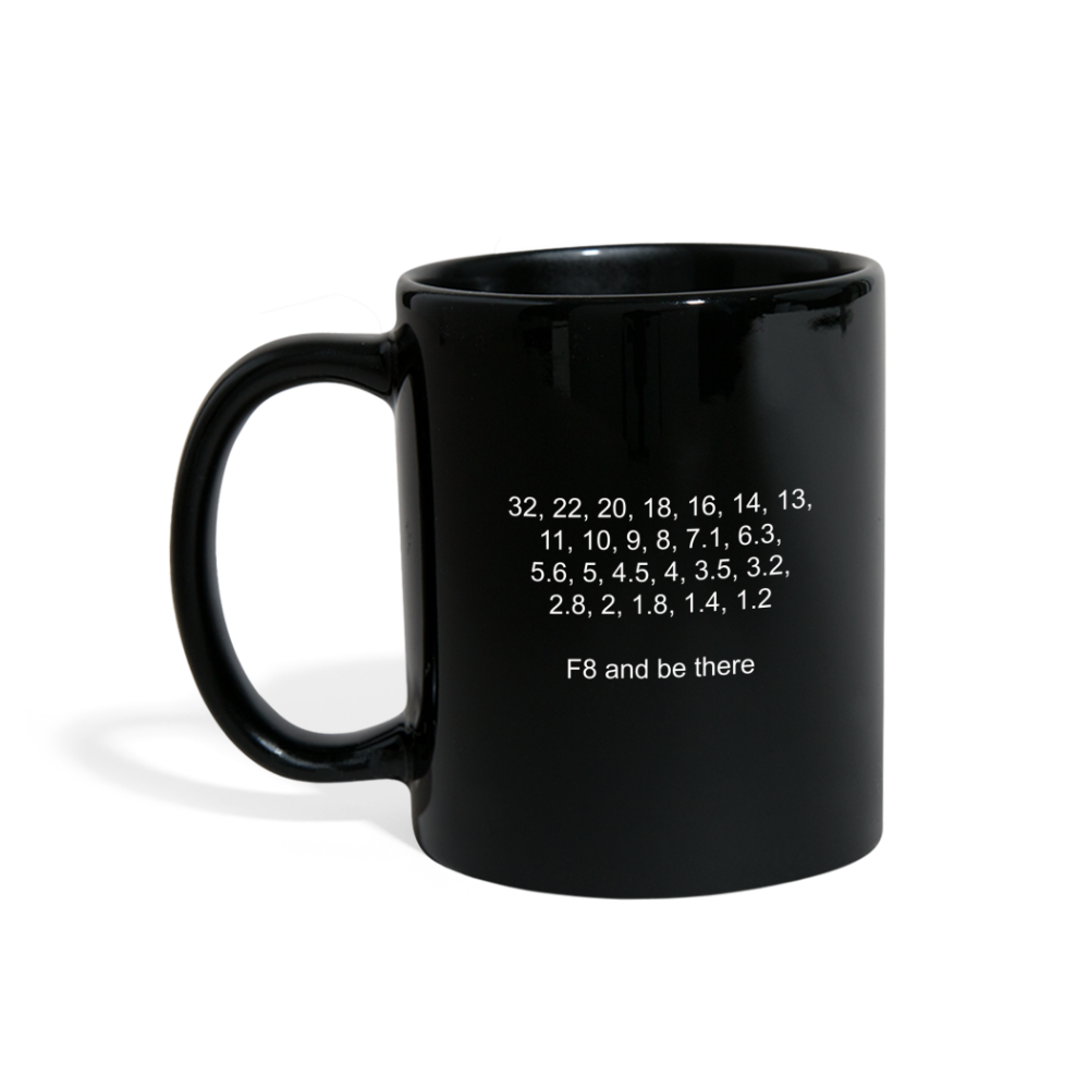 Aperture Values Mug - black