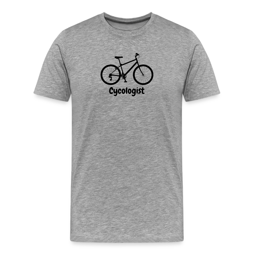 Cycologist 2 Men's Premium T-Shirt - heather gray