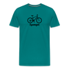 Cycologist 2 Men's Premium T-Shirt - teal