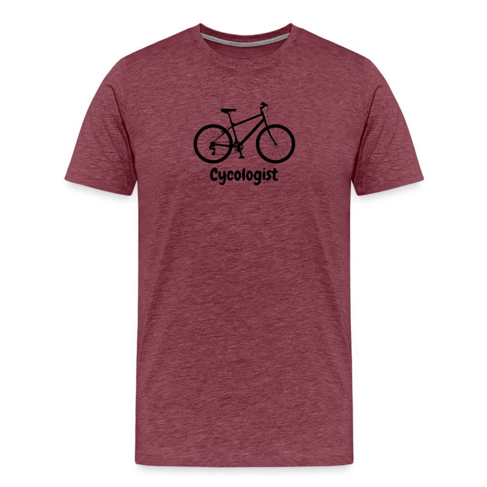 Cycologist 2 Men's Premium T-Shirt - heather burgundy