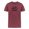 Cycologist 2 Men's Premium T-Shirt - heather burgundy