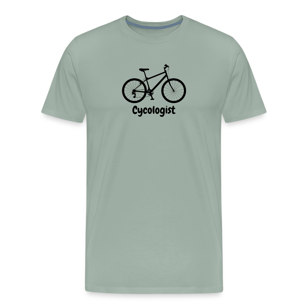 Cycologist 2 Men's Premium T-Shirt - steel green