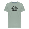 Cycologist 2 Men's Premium T-Shirt - steel green