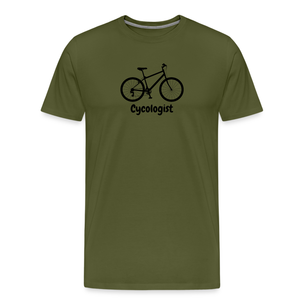 Cycologist 2 Men's Premium T-Shirt - olive green