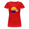 Sunset Bird Women’s Premium T-Shirt - red