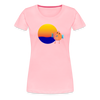 Sunset Bird Women’s Premium T-Shirt - pink