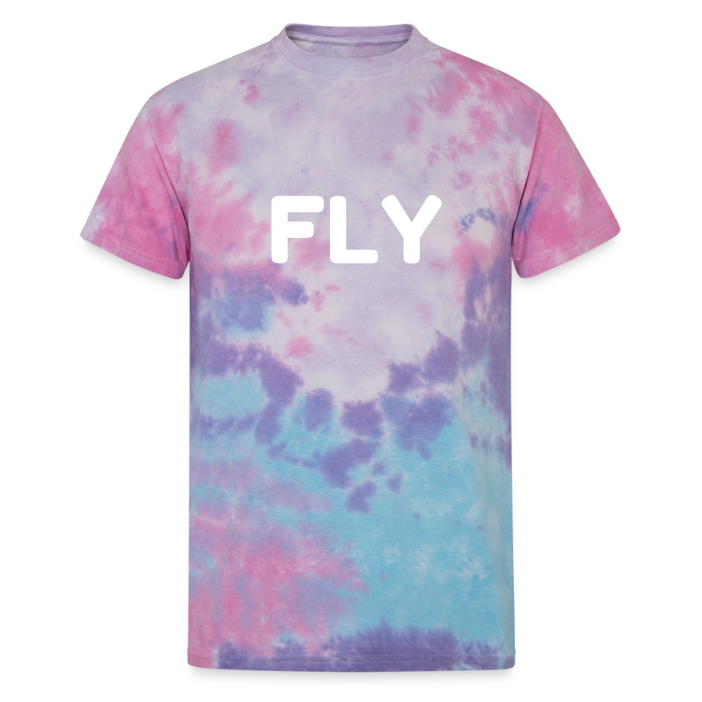Fly Unisex Tie Dye T-Shirt - cotton candy