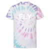 Fly Unisex Tie Dye T-Shirt - Pastel Spiral