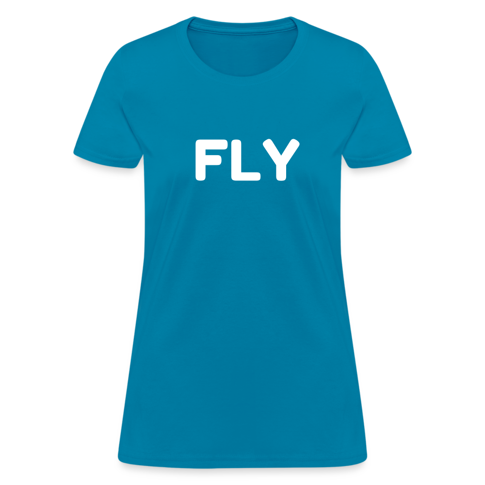 Fly Women's T-Shirt - turquoise