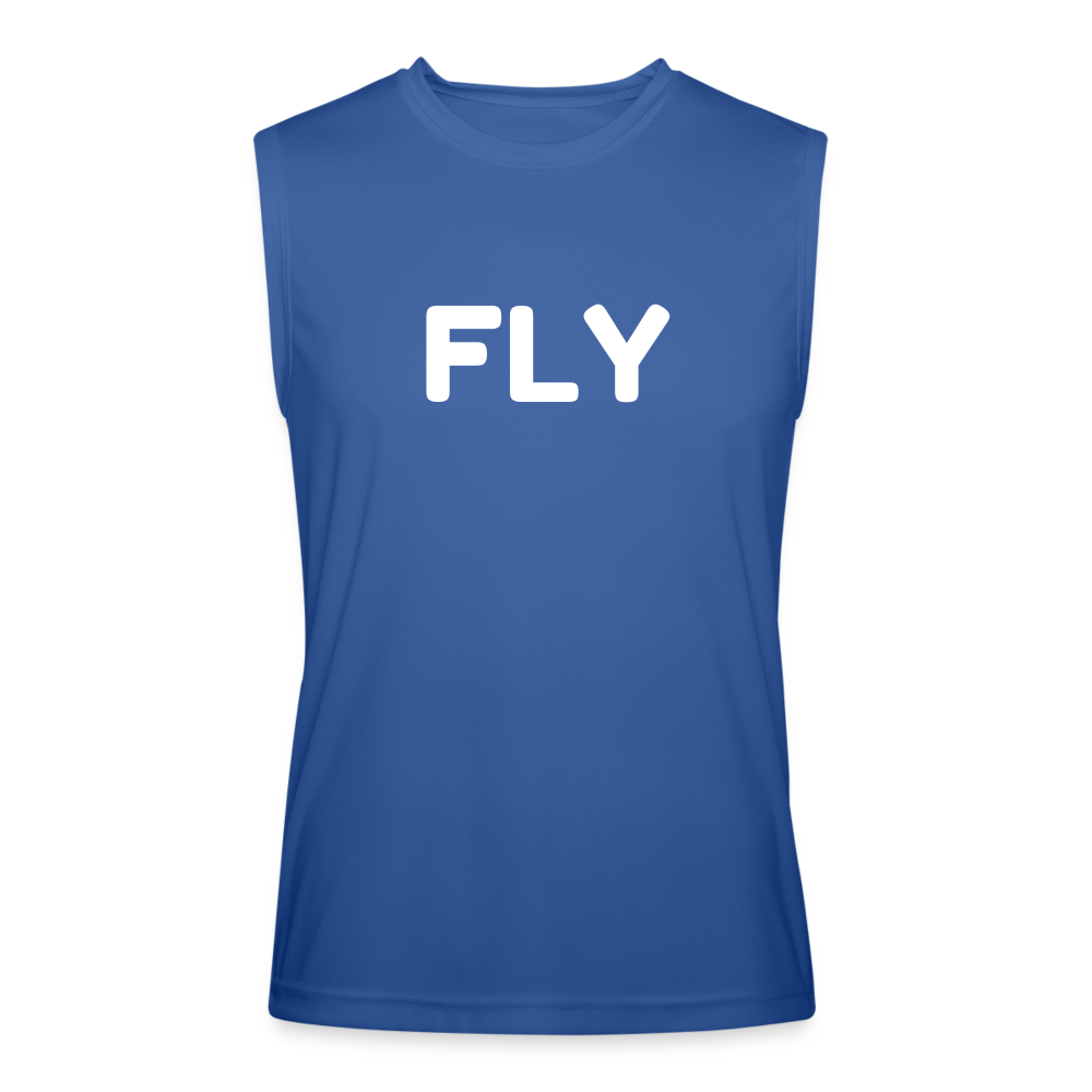 Fly Men’s Performance Sleeveless Shirt - royal blue