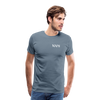 100% Men's Premium T-Shirt - steel blue