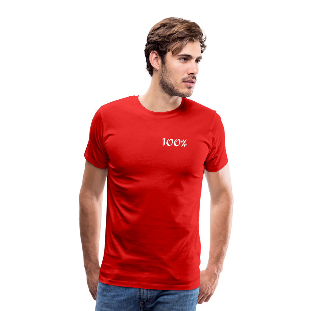 100% Men's Premium T-Shirt - red
