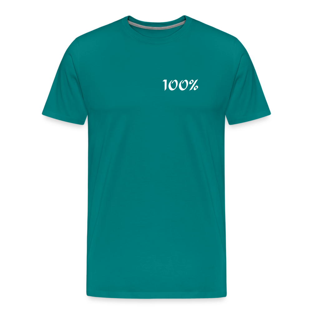 100% Men's Premium T-Shirt - teal