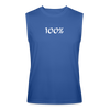 100% Men’s Performance Sleeveless Shirt - royal blue