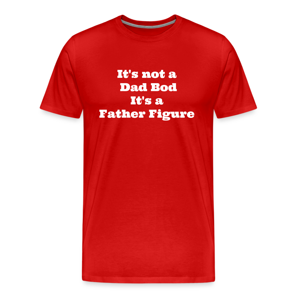Dad Bod Men's Premium T-Shirt - red