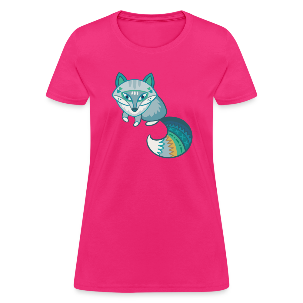 Fox Women's T-Shirt - fuchsia