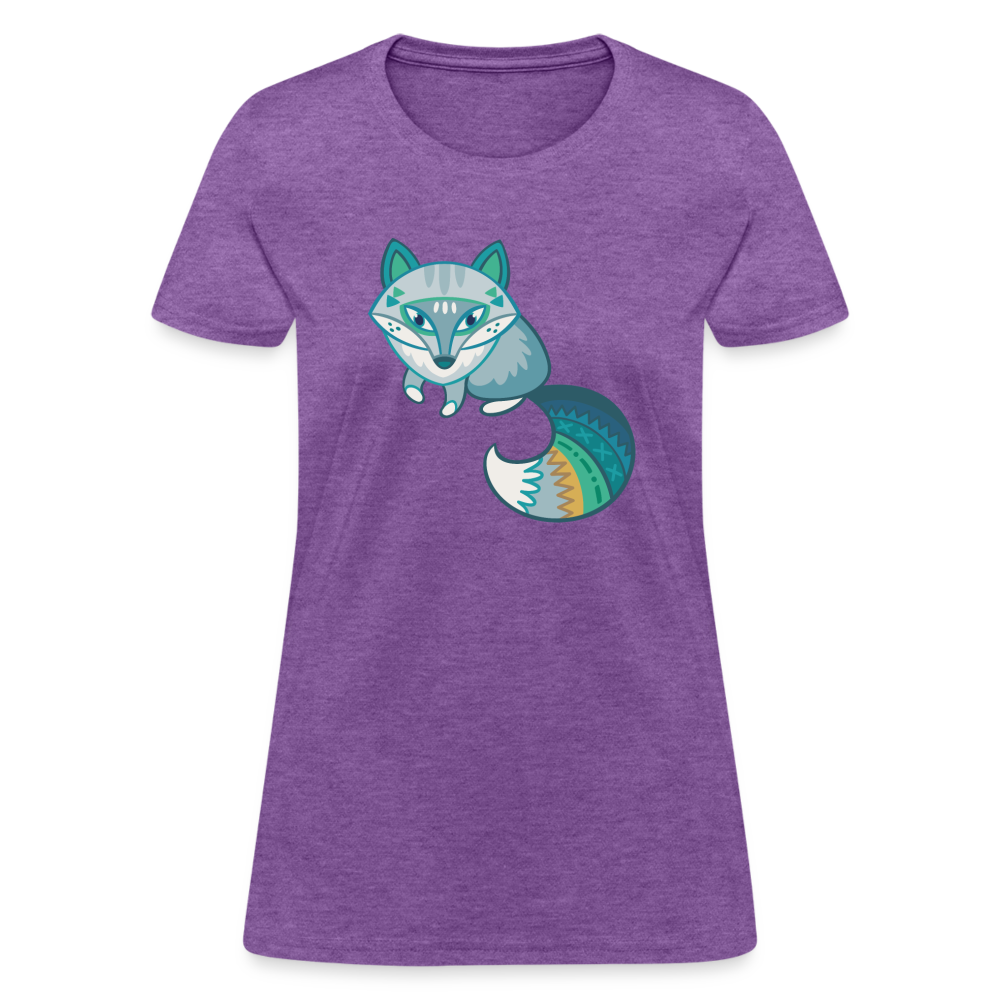 Fox Women's T-Shirt - purple heather