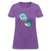 Fox Women's T-Shirt - purple heather