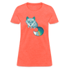 Fox Women's T-Shirt - heather coral