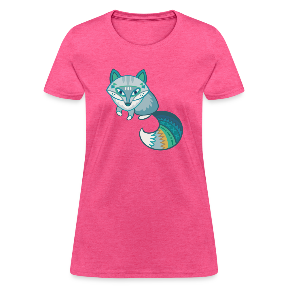 Fox Women's T-Shirt - heather pink