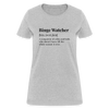 The Binge Watcher Women's T-Shirt - heather gray