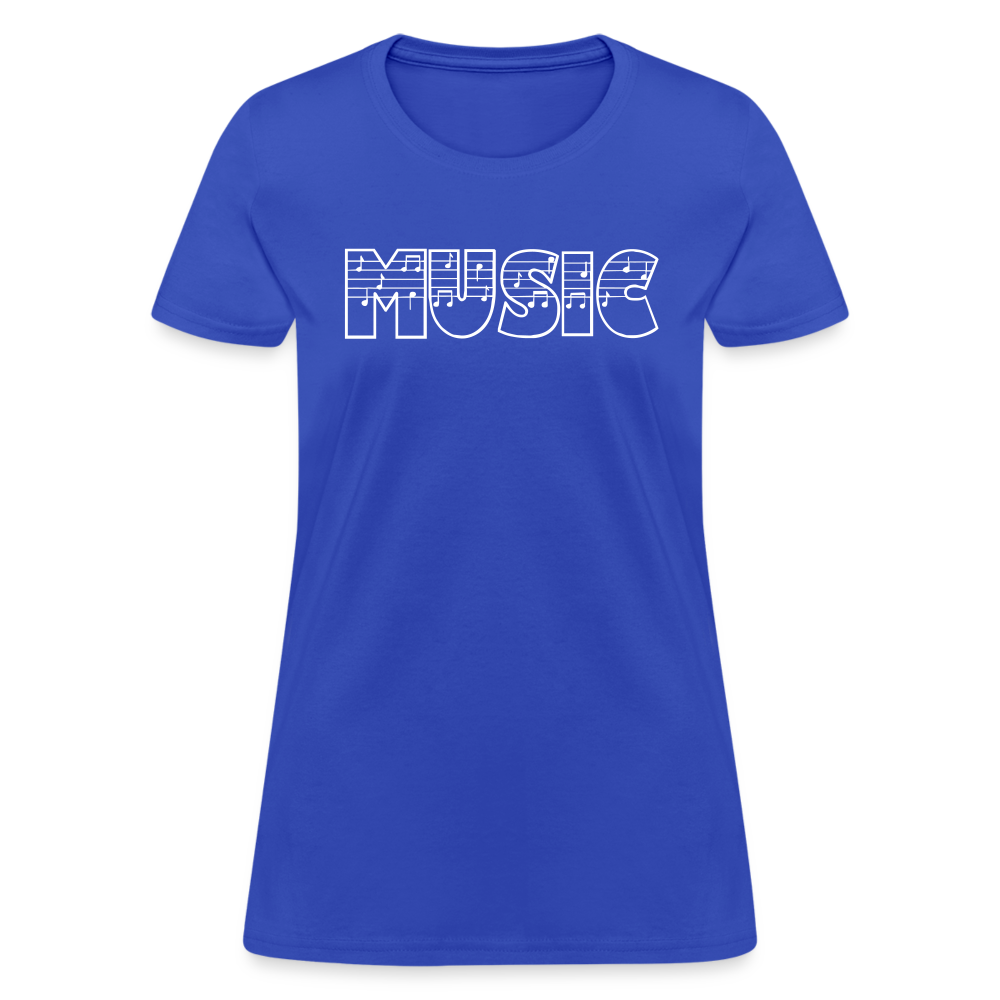 Music Women's T-Shirt - royal blue