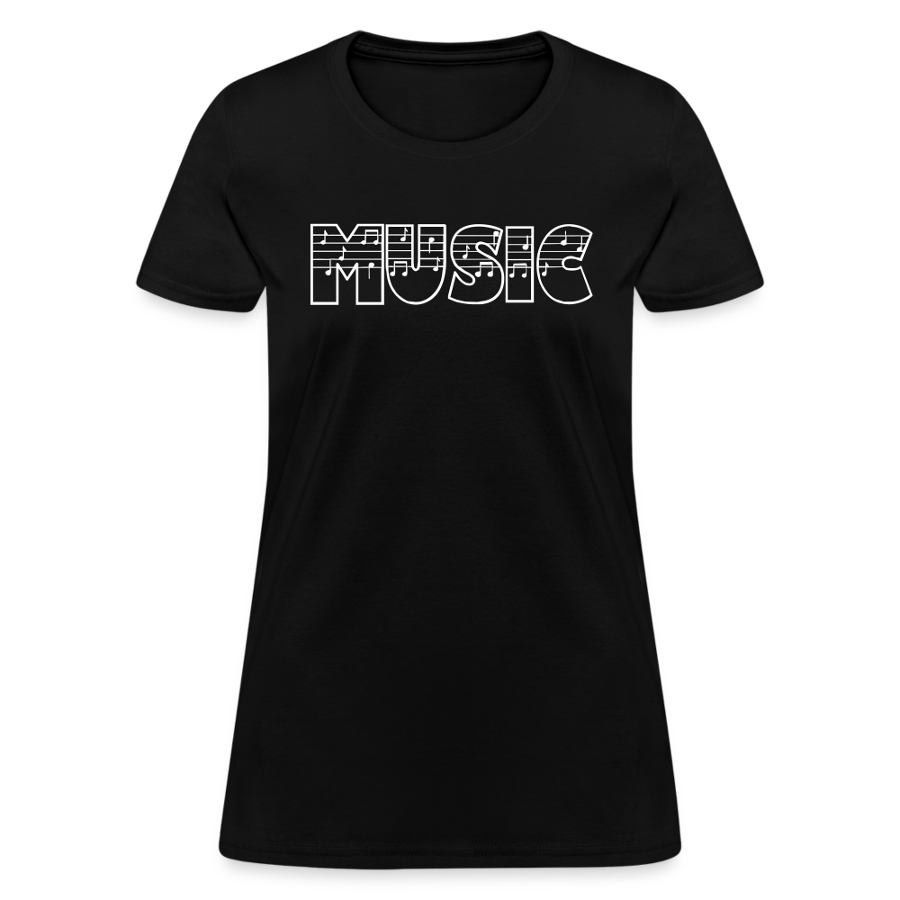 Music Women's T-Shirt - black