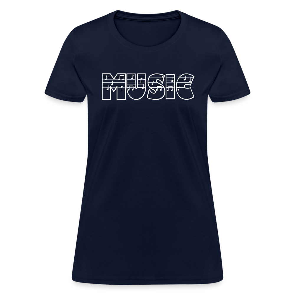 Music Women's T-Shirt - navy