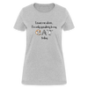 Speaking to My Cat Women's T-Shirt - heather gray