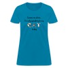 Speaking to My Cat Women's T-Shirt - turquoise