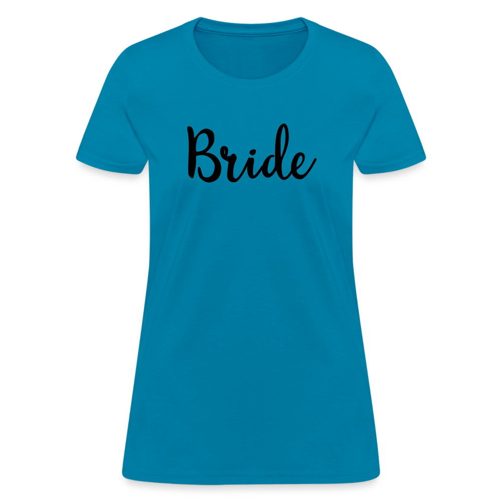 Bride Women's T-Shirt - turquoise