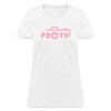 Pink Photo Women's T-Shirt - white