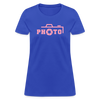 Pink Photo Women's T-Shirt - royal blue