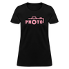 Pink Photo Women's T-Shirt - black